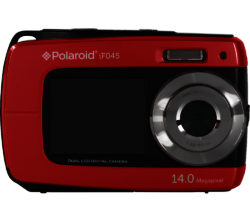 POLAROID  IF045 Waterproof Compact Digital Camera - Red